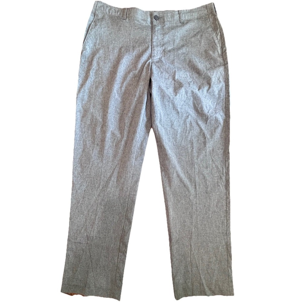 Ben Hogan Performance Stretch Golf Pants 38x32 Gray Mens Dress Slacks Casual